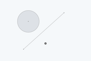 circle and line