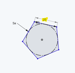 dimension pentagon
